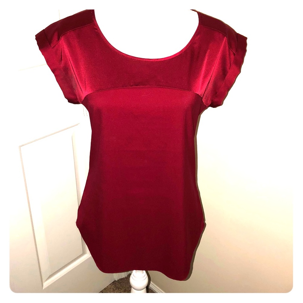 Red dress shirt